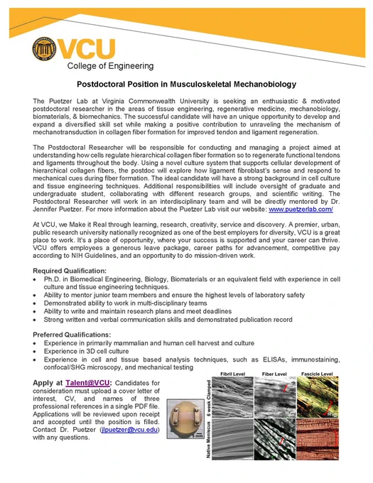 Job posting flyer