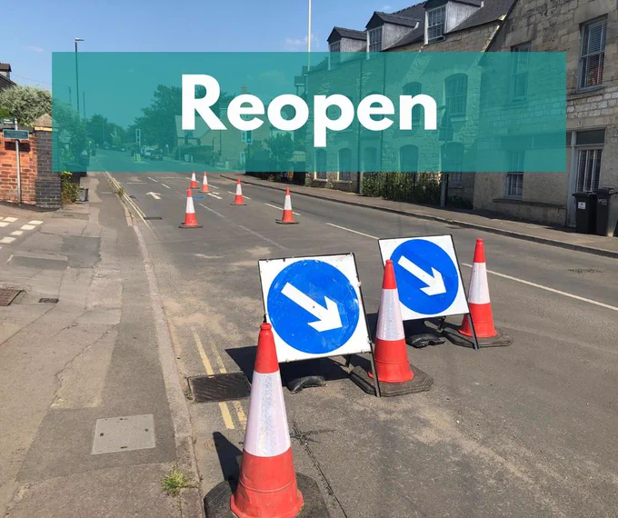 Westward Road is partially reopen