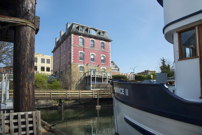 Tula Foundation's Victoria offices are in the old customs building, a red brick building on the water in the inner harbour.
