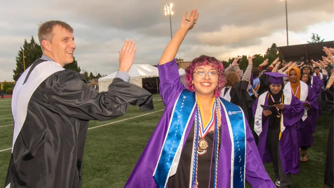 Graduate is joyful