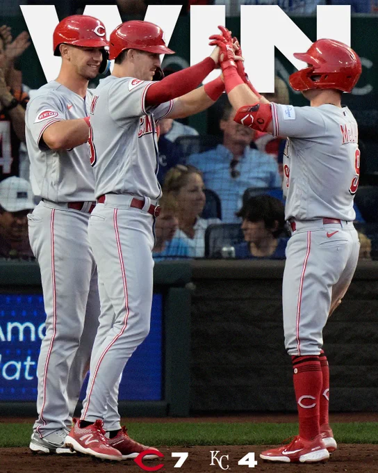 FINAL: Reds 7, Royals 4!