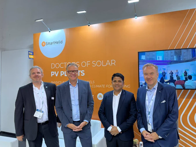 Smarthelip Staubli meeting at InterSolar Munich 2023.