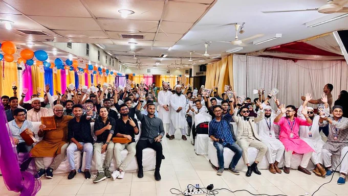Webcoder-it award giving ceremony for successful freelancers of Bangladesh.