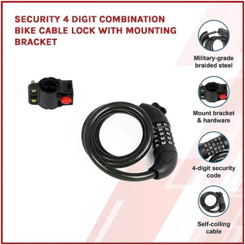 With keyless access, you never need to worry about losing your key. It's easy to reset the combination, so you can change the combination as often as you need to.  https://leisuretek.com.au/products/security-4-digit-combination-bike-cable-lock-with-mounting-bracket  #bicycle #lock #bikelock #combinationlock #leisuretekproducts #shoponline #leisuretek