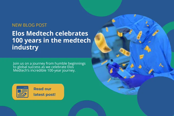 Don't miss this must-read blog article about our century-long history, tracing our evolution to become a trusted partner from development to delivery ✨

👉 https://elosmedtech.com/elos-medtech-celebrates-100-years-in-the-medtech-industry/

#ElosMedtech100 #medtech #medicaldevices #healthcare #CDMO