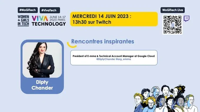Dipty Chander est la première interviewée du WoGiTech Live !