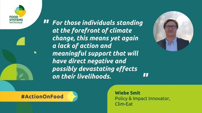 Image featuring a quote explaining that the delay from the SB58 SSJW negotiations will have direct negative and possibly devastating effects on farmers and food producers. 