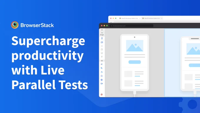 Supercharge productivity with Live Parallel tests