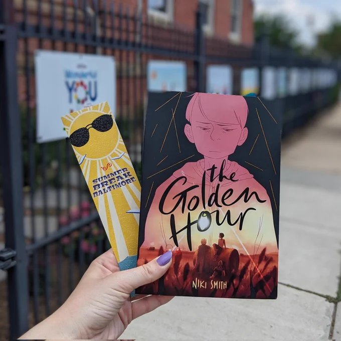 A paperback book called The Golden Hour