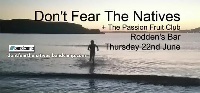 Don't Fear The Natives gig in Buncrana. Roddens Bar 22nd June. 