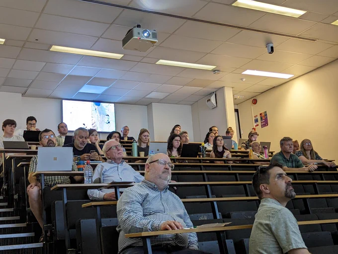 Photo of people attending PGR talks