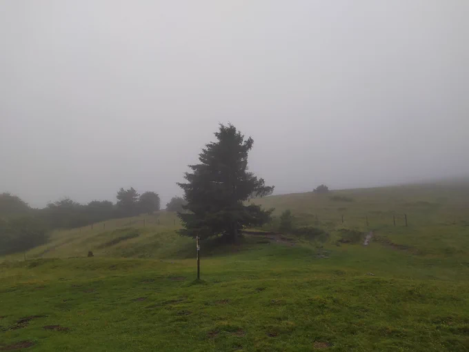 Là, y'a le Pariou d'habitude. Mais aujourd'hui il n'y avait que la pluie 😉