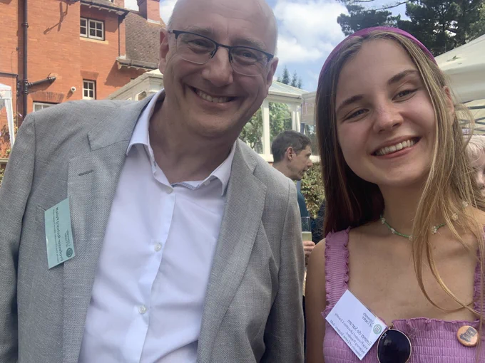 Emma and Richard - deputy vice chancellor for global engagement