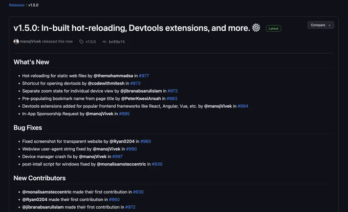 v1.5.0 release notes