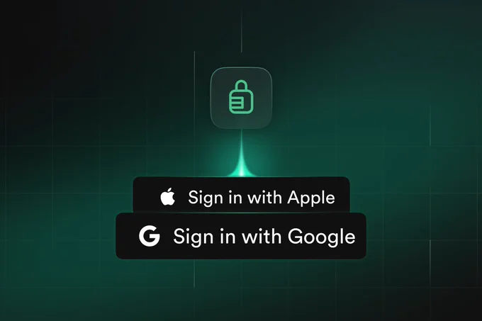 Lock logo

Sign in with Apple button
Sign in with Google button