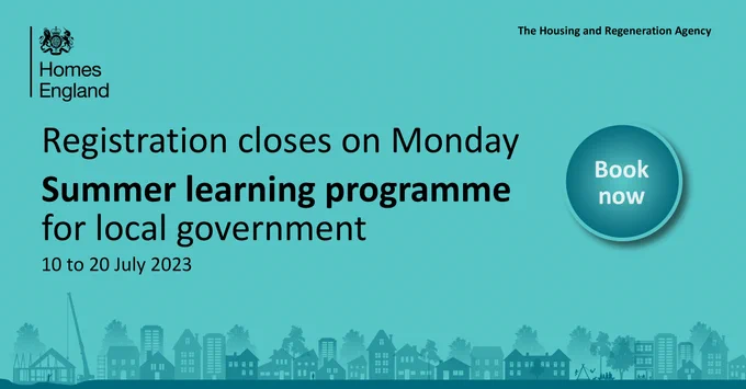 Registration closes on Monday for the summer learning programme for local government. 10 to 20 July 2023.