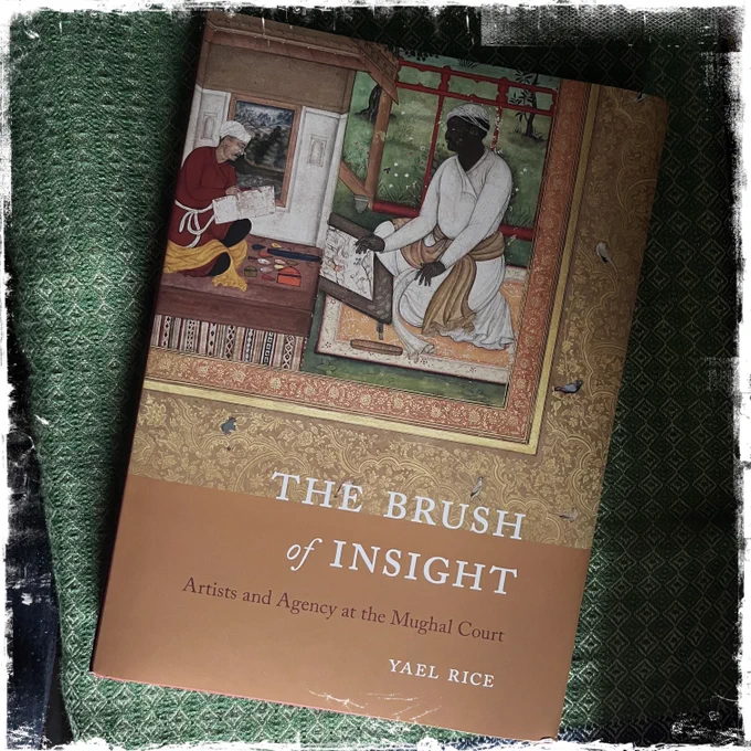Book cover for The Brush of Insight: Artists and Agency at the Mughal Court