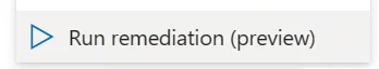 A screen shot of the Run Remediation action in the Intune portal. There is a blue play button and the text describing the action
