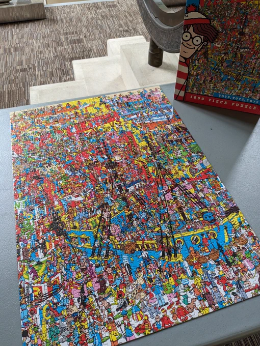 Where's Wally? Jigsaw - completed!