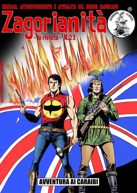 Centro Nazionale Studi Fanzine - Fanzinoteca d'Italia 0.2: Progetto didattico annuale per la ricerca, salvaguardia e promozione della produzione auto-edita relativa all'editoria fanzinara italiane ed estera. Attività ed impegno di volontariato che col lavoro gratuito l'esperto fanzinotecario GianLuca Umiliacchi porta avanti da molti anni in contemporanea alla gestione dell'unica sede fanzinotecaria in Italia inaugurata nel 2010. Per donazioni e invio di fanzine: Fanzinoteca d'Italia 0.2  Via Curiel, 51 - 47121 Forlì FC Italia fanzinoteca@fanzineitaliane.it: Una Fanzine al Giorno #AFanzineADay2023 - Zagorianità 23 - 2023 - 01 Luglio 2023