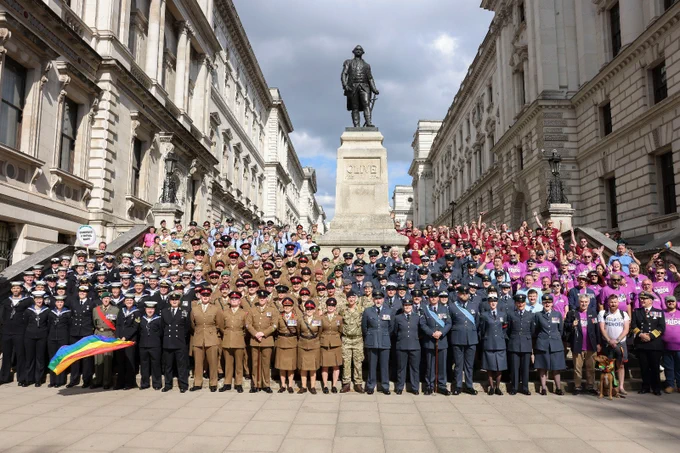 All 250  personnel at Pride in London 2023
