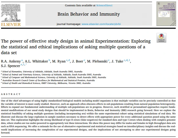 front page of journal article described in text. includes title, list of authors and abstract