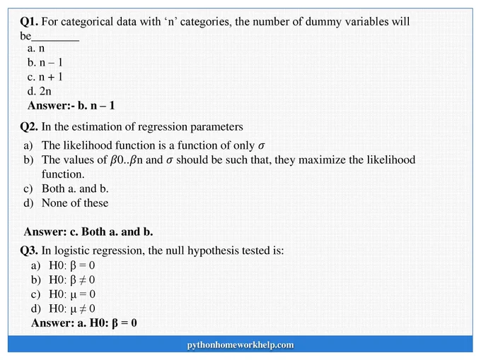 Python Homework Help