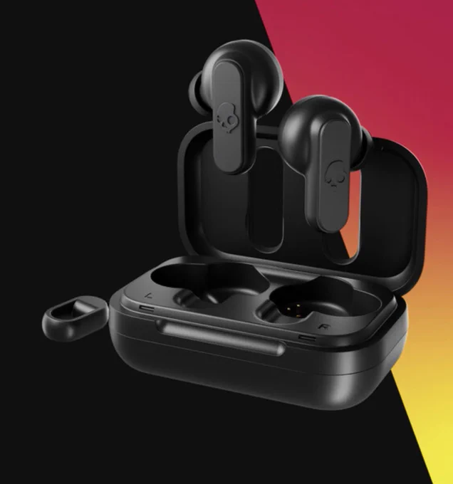 A pair of wireless ear-buds