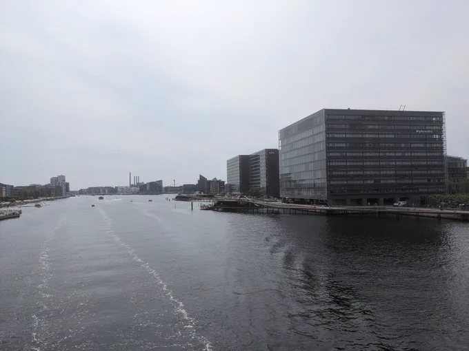 View of the central Copenhagen side of the Copenhagen canal