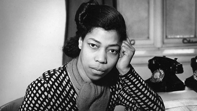 Black and white photograph of Una Marson