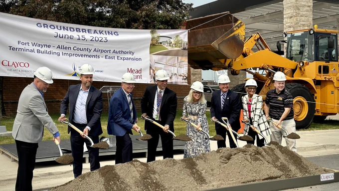 a groundbreaking ceremony