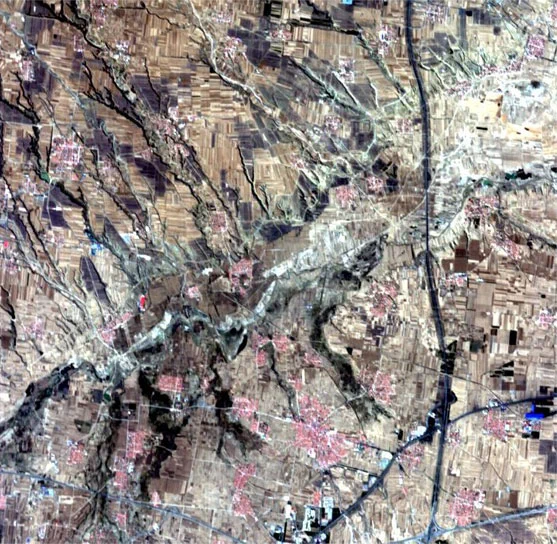Luancheng, China captured by PROBA-1