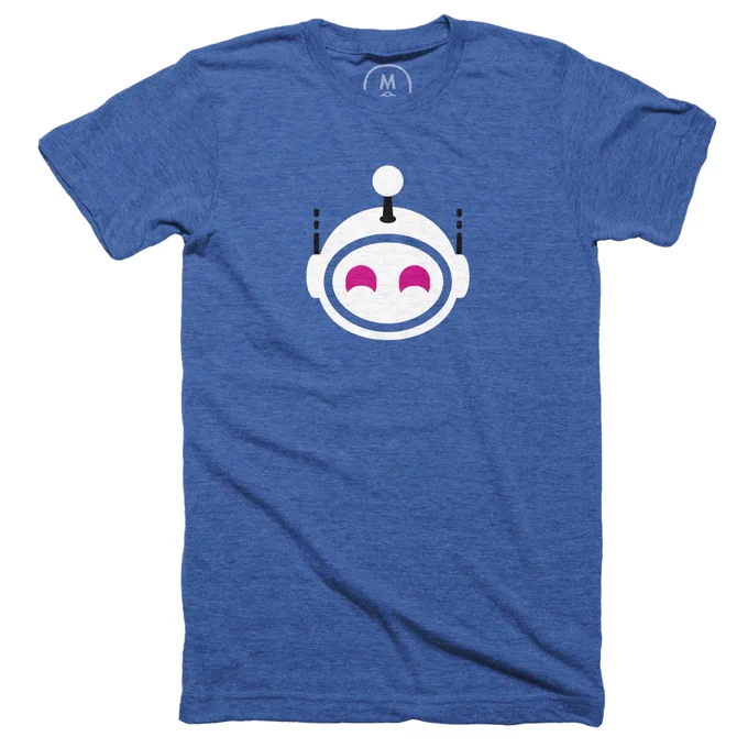 Apollo t-shirt in tri-blend blue