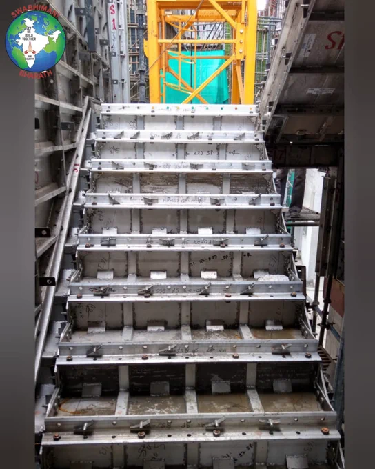 Aluminium formwork system.