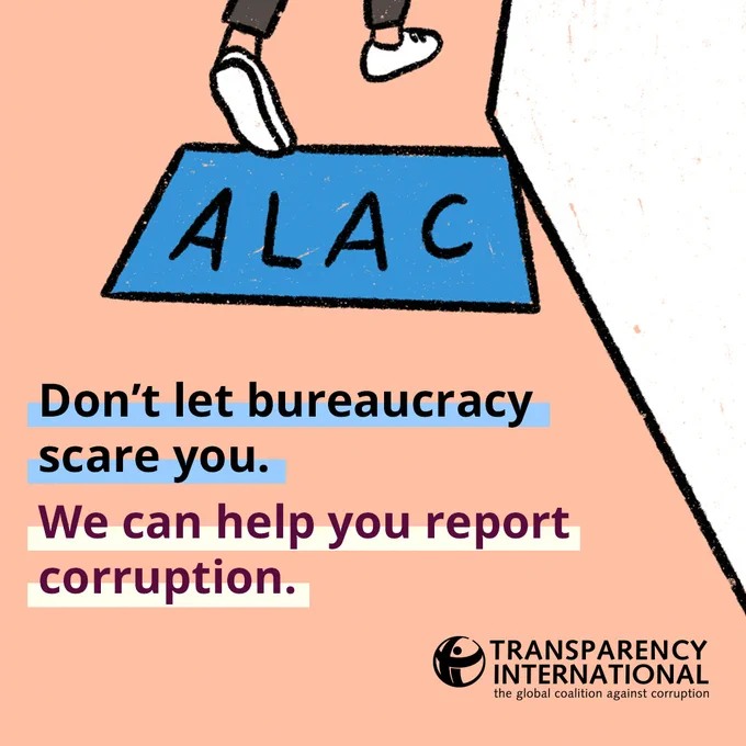 Don't let bureaucrazy scare you. We can help you report corruption.