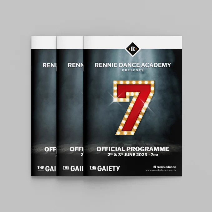 Trio of programmes for Rennie Dance Academy’s summer show “7”.