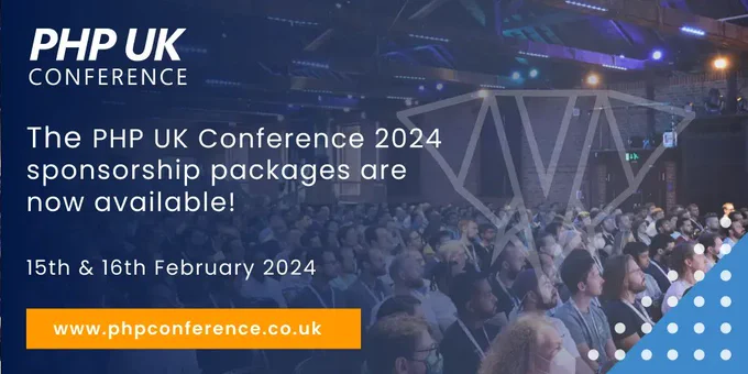 Would you like to get your company in front of an audience of leading PHP developers? Join us at PHP UK Conference 2024 as a sponsor and grow your brand's awareness within the PHP community. Enquire today via our website.