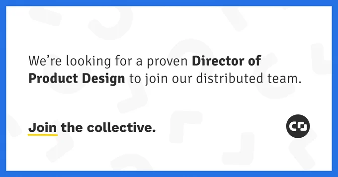 We’re looking for a proven Director of Product Design to join our distributed team. Join the collective at Coforma.