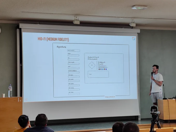 Medium fidelity application with excalidraw