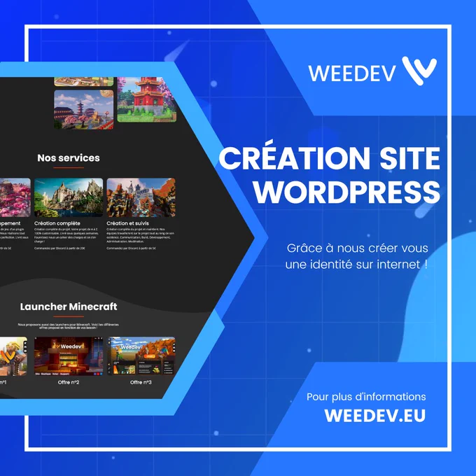 Weedev - Création de site web WordPress