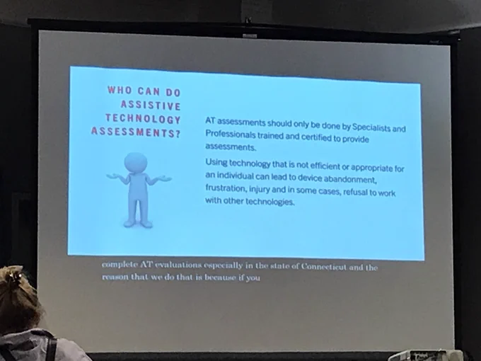 Slide: Who can do assistive technology assessments?