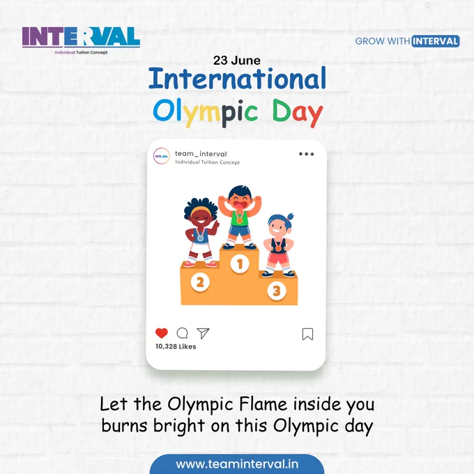 International Olympics Day | 23th June | Team Interval | Online Individual Tuition