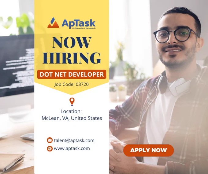 Dot Net Developer - ApTask.com