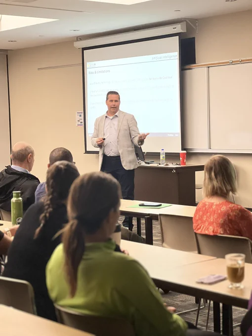 Scott Briscoe discusses potential applications of ChatGPT in the classroom environment.