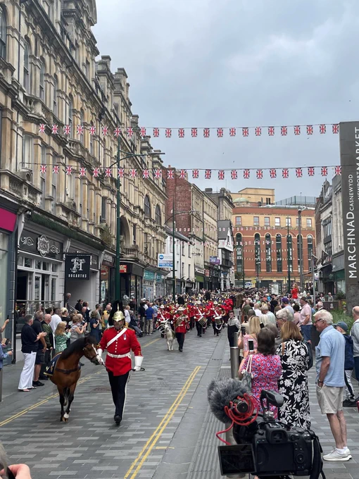 Photograph of the parade