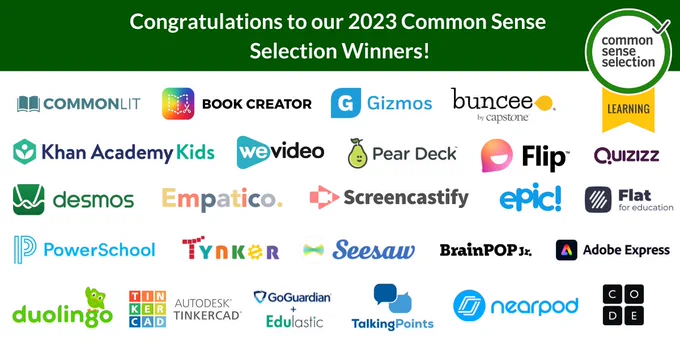 Common Sense Selection winners promo image