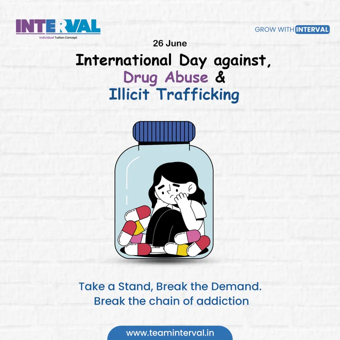 International Day against Drug Abuse & Illicit Trafficking |Team Interval |Online Individual Tuition