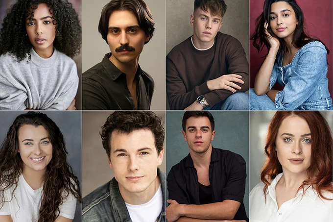 A photo showing eight headshots 