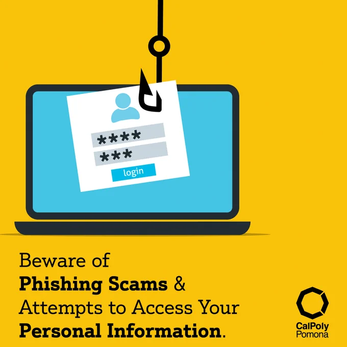 Beware of Phishing Scams and Attempts to Access Your Personal Information.