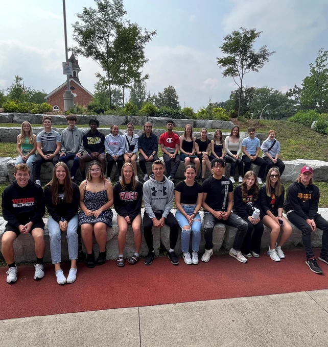Group photo of HWDSB's Athletes of the Year.